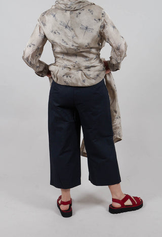 Sunyani Trousers in Night and Cobalt