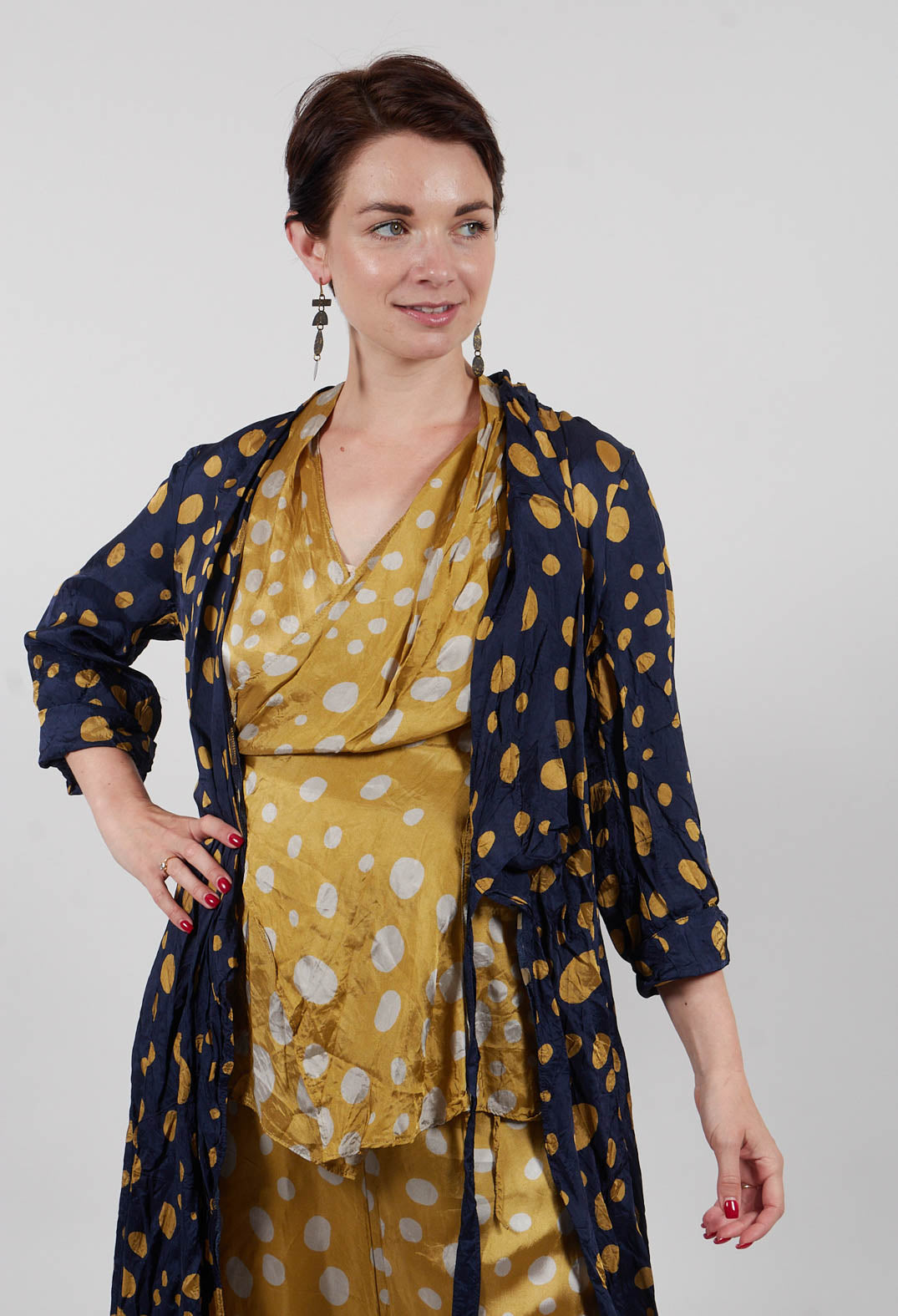 Wa Dress in Cobalt