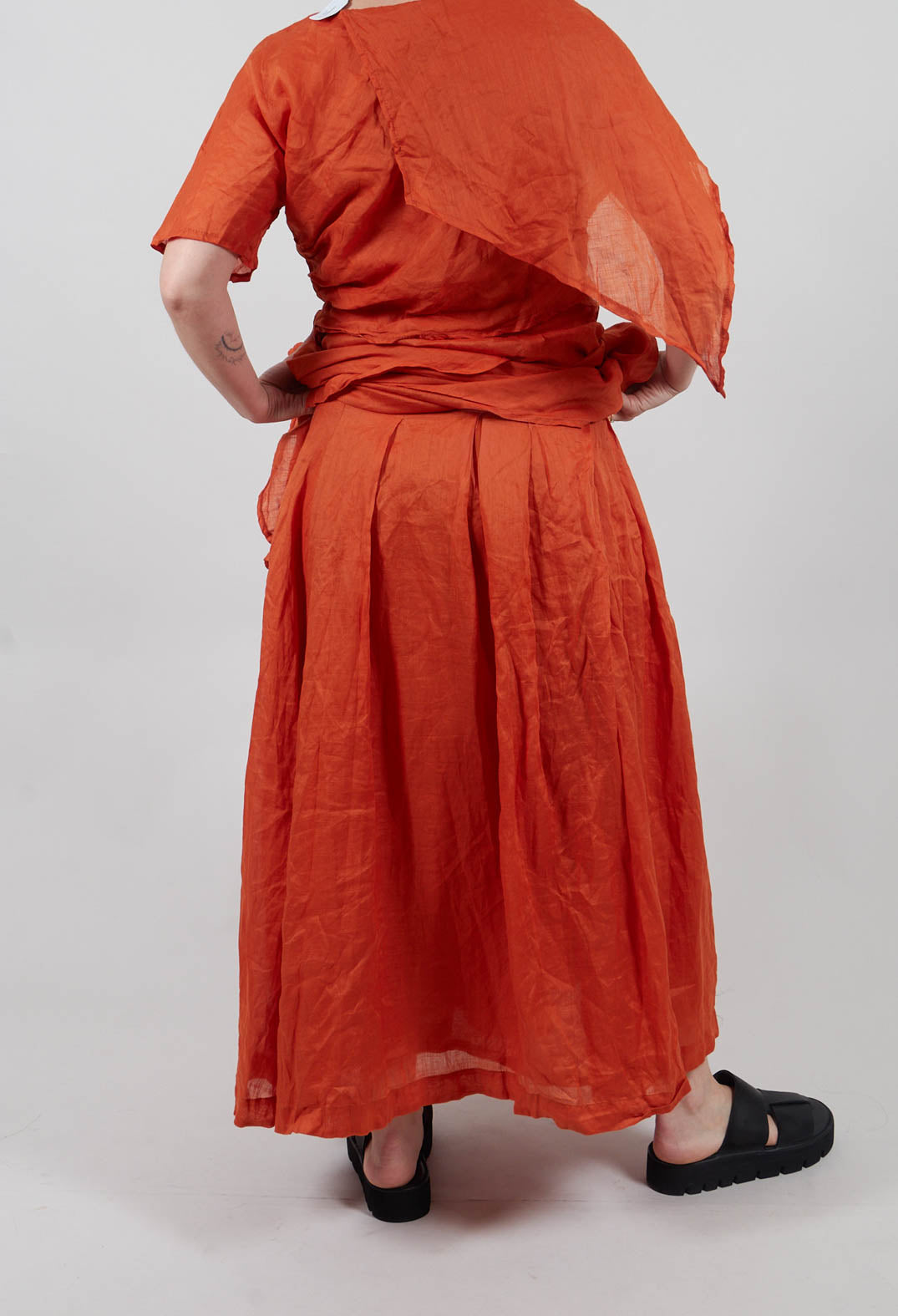 Keta Skirt in Unique Orange