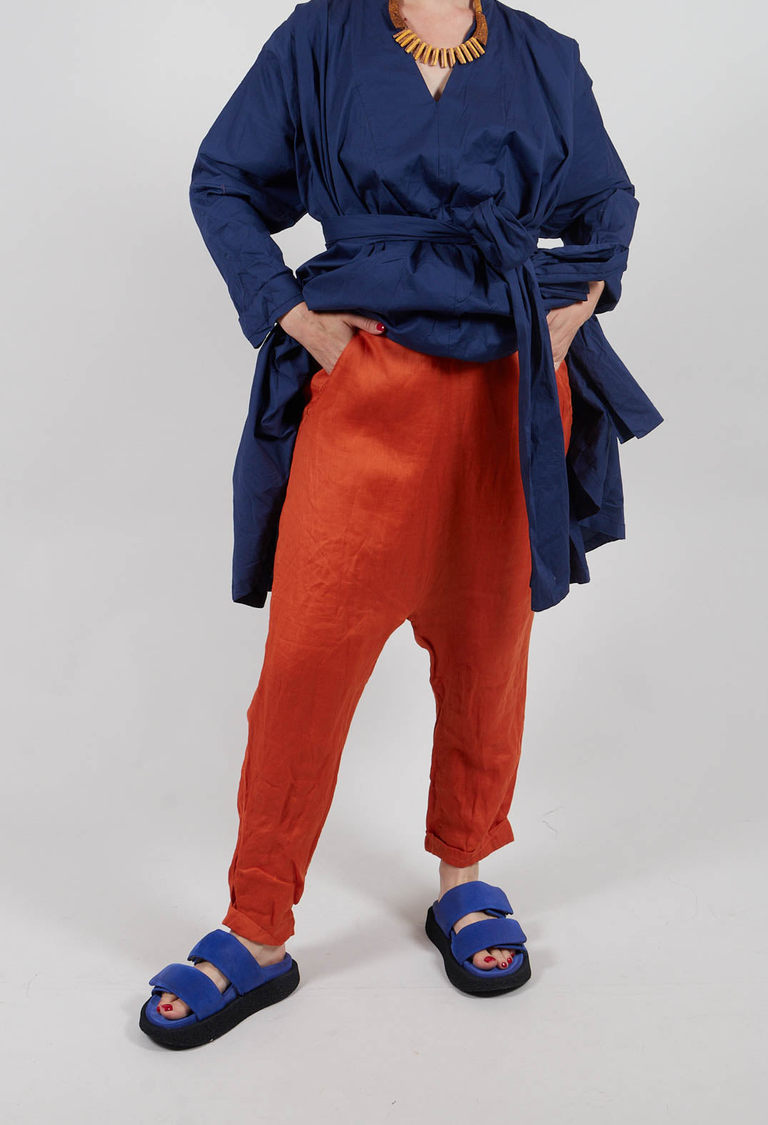 Bibiani Trousers in Unique Orange