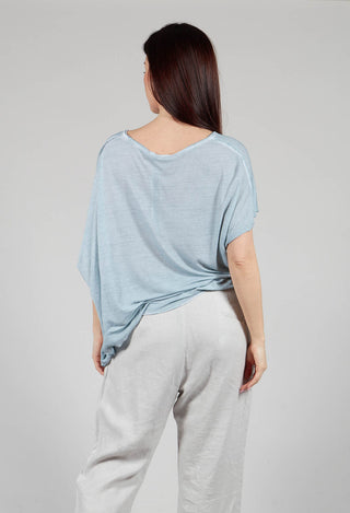 Loose Fit Jersey Top in Mint