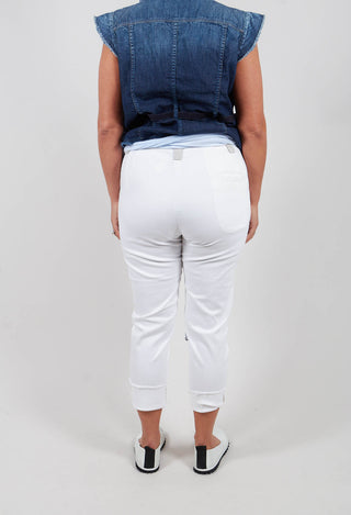 Slim Fit Jeans in Off White