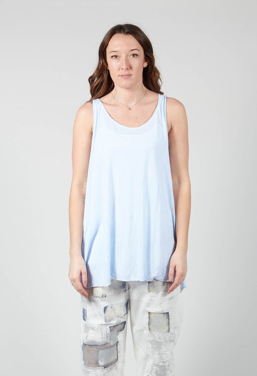 Loose Tank Top in Ice Blue