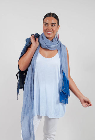 Loose Tank Top in Ice Blue