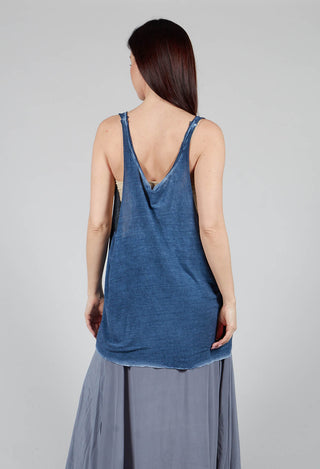 Loose Tank Top in Indigo