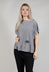 Relaxed Patch Pocket Top in Grey