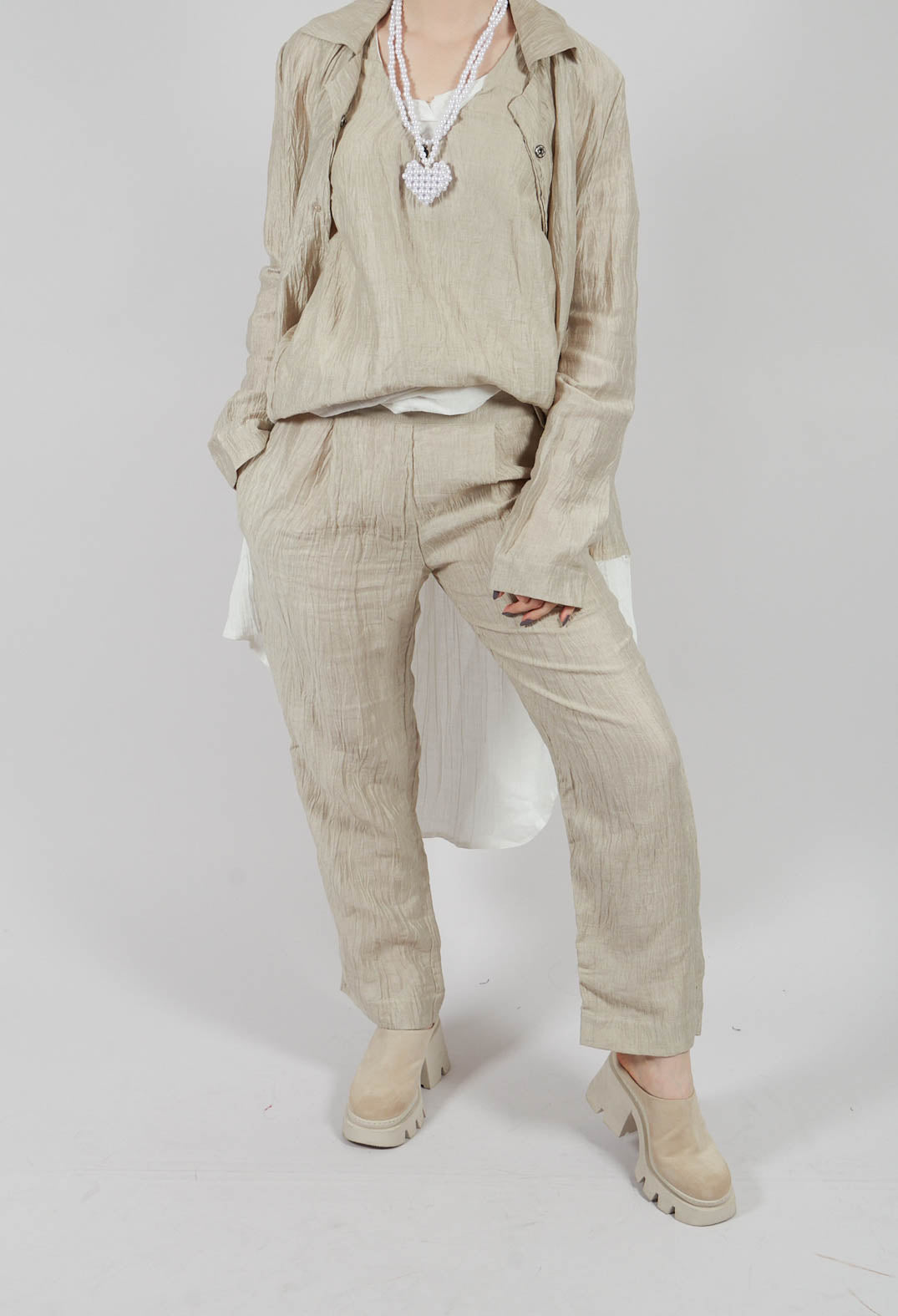 Chiara Trousers in Beige