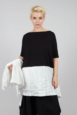 Zen Tunic in White Black