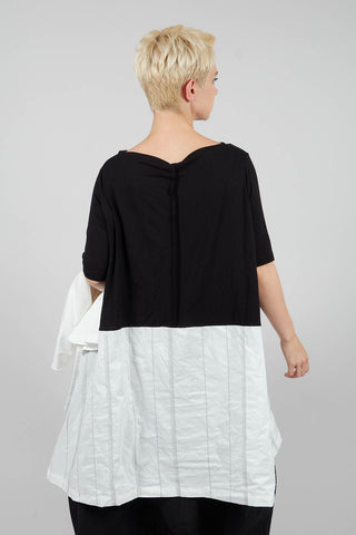 Zen Tunic in White Black
