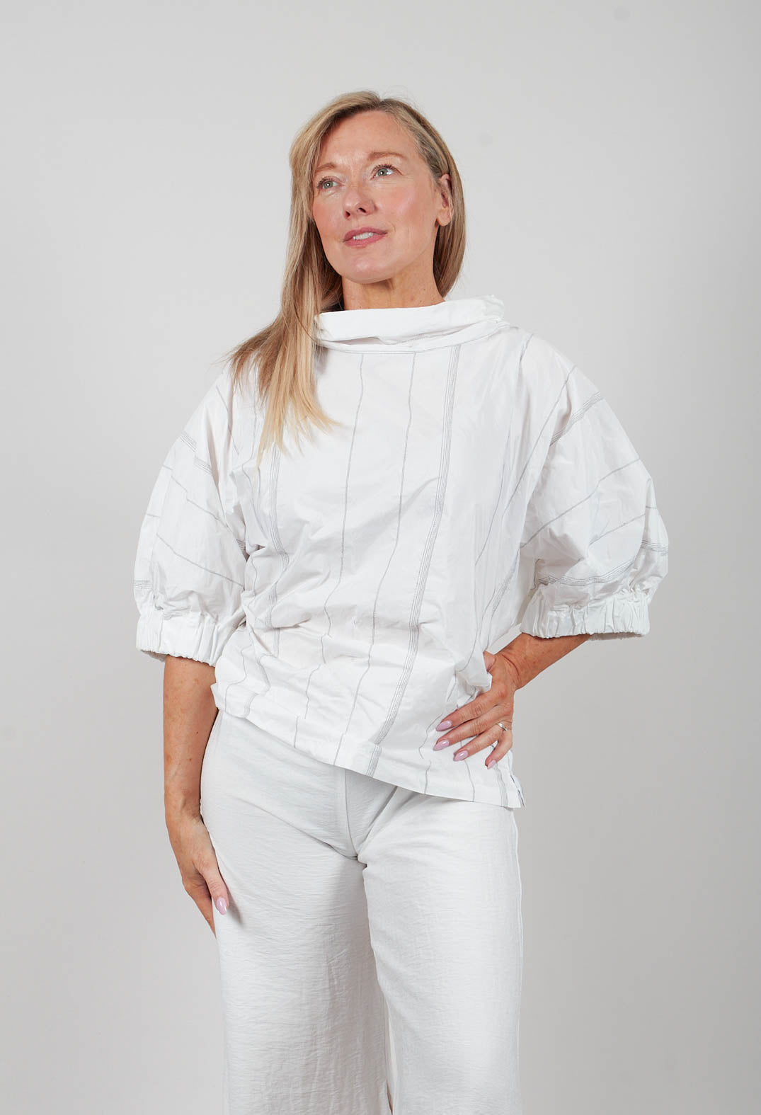 Oleg Top in White Black