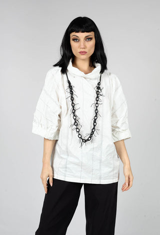 Oleg Top in White Black