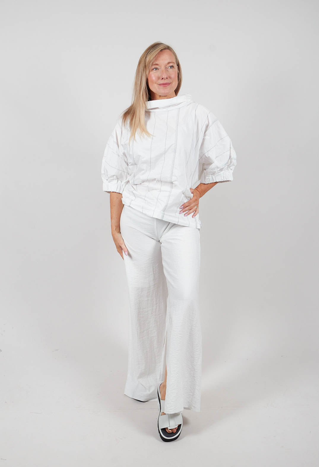 Oleg Top in White Black