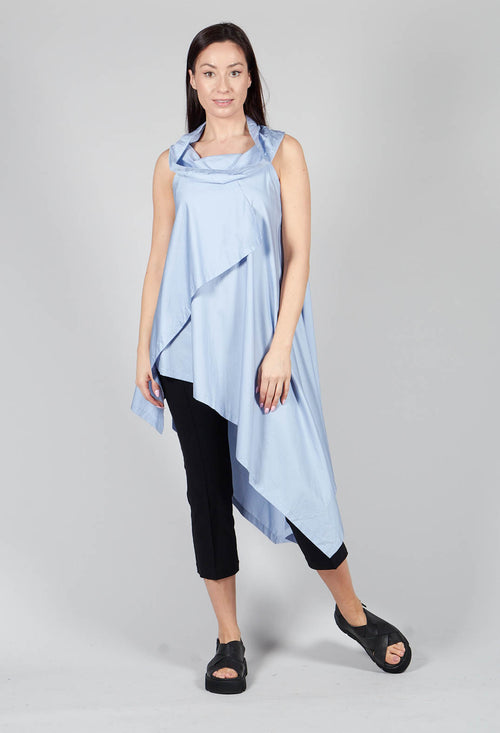 Flat Tunic in Light Blue