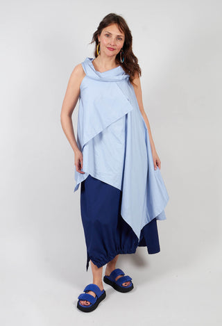 Flat Tunic in Light Blue
