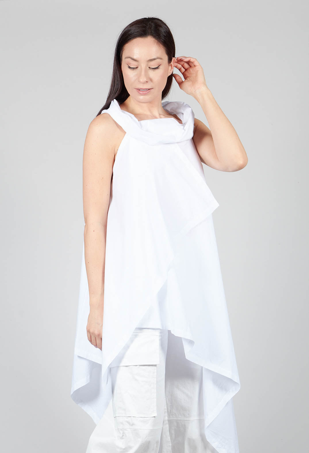 Flat Tunic in White