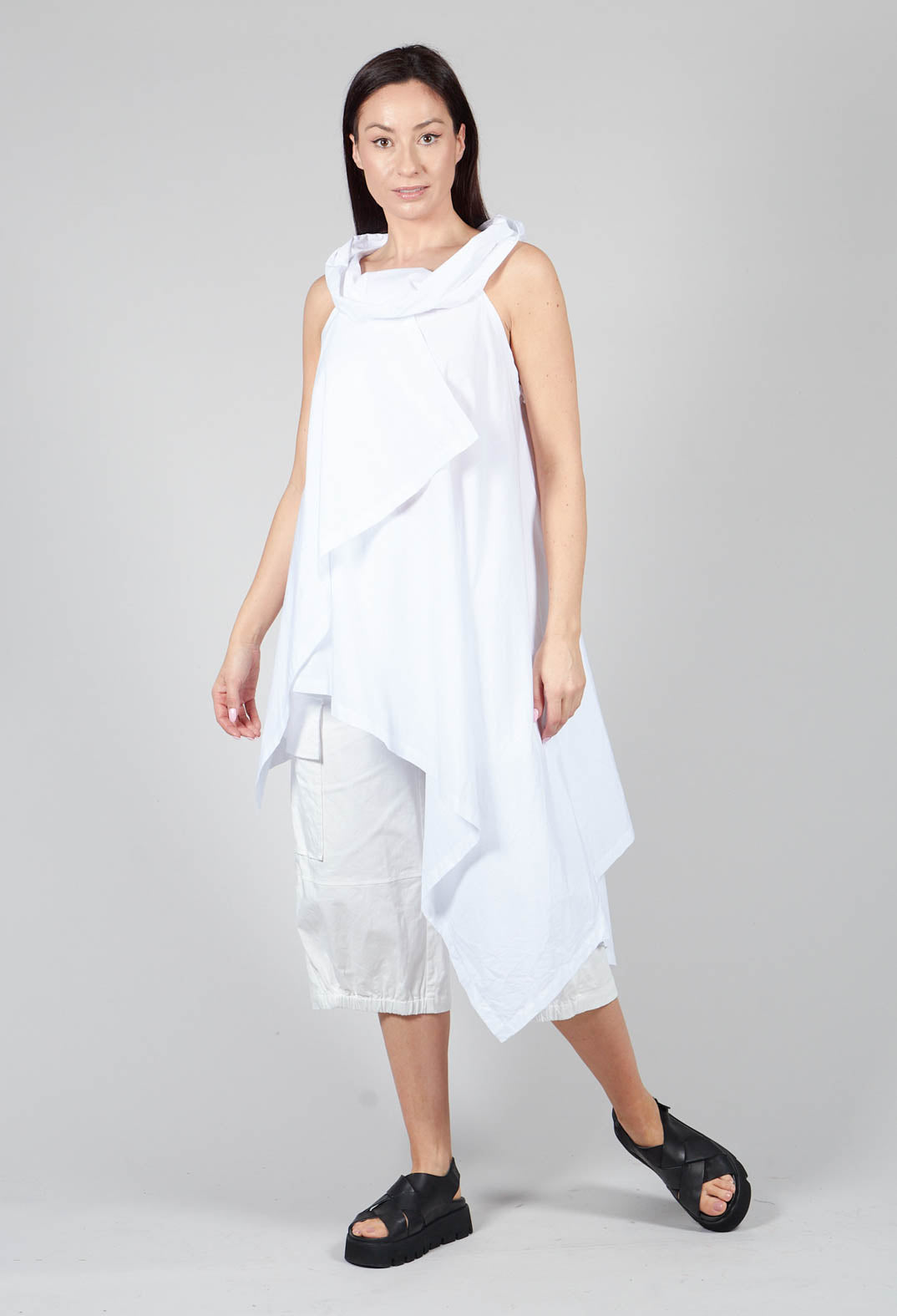 Flat Tunic in White