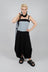 Cimik Dress in Black Grey