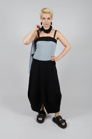 Cimik Dress in Black Grey