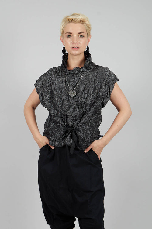 Dizi Top in Dark Grey