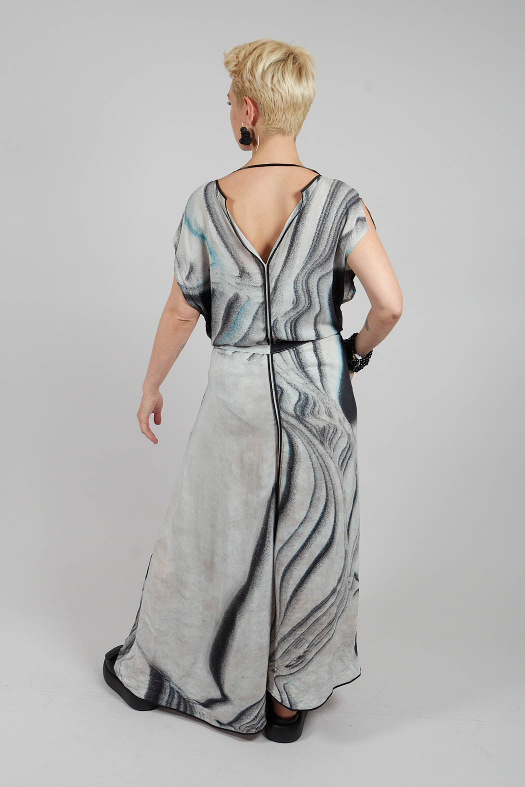 Sava Overalls in Grey Blue