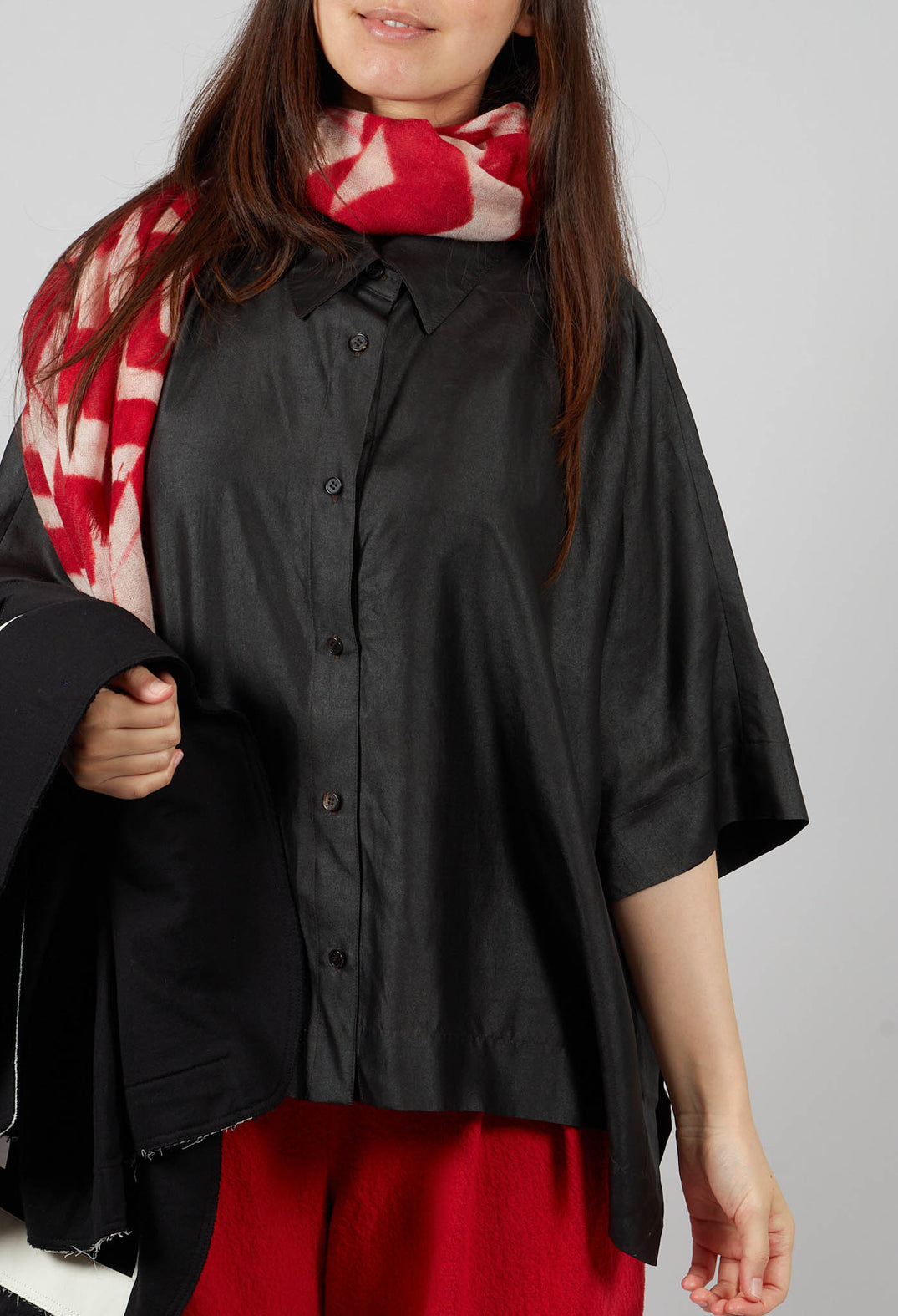 Batwing Shirt in Black
