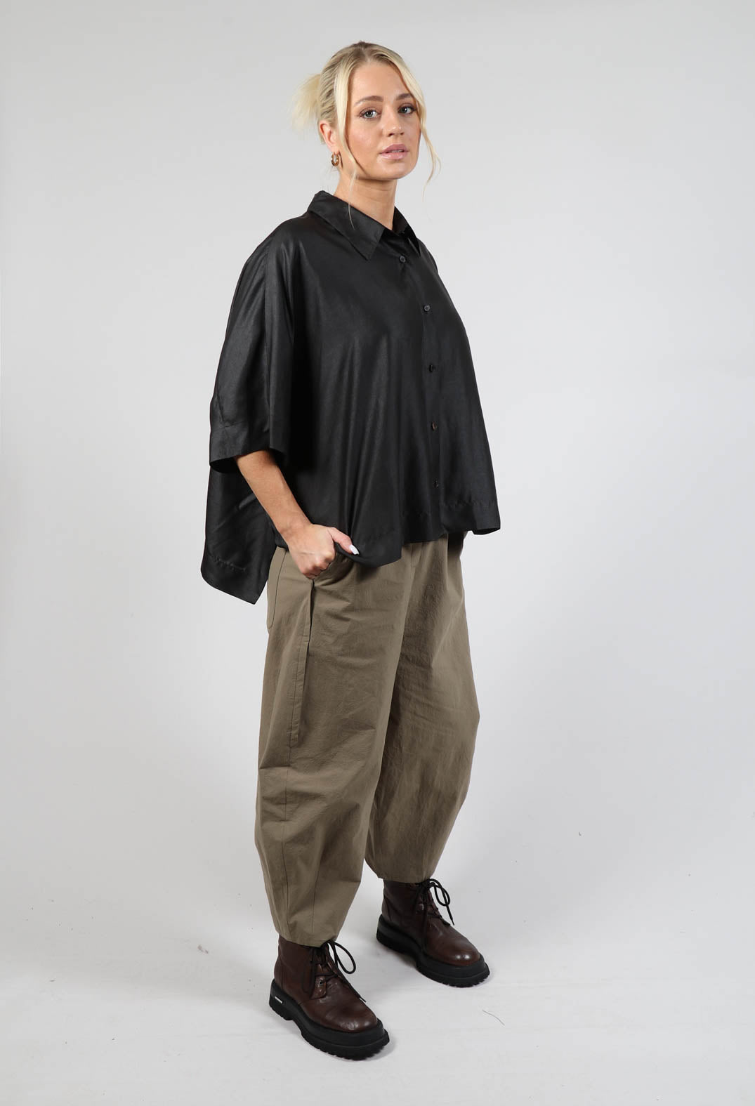 Batwing Shirt in Black