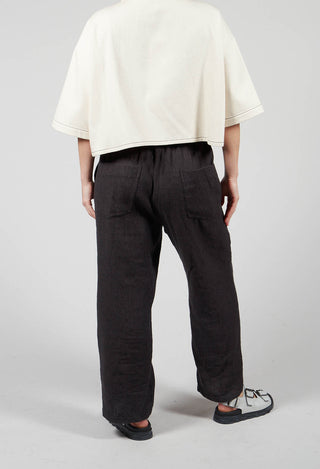 Straight Leg Trousers in Grey