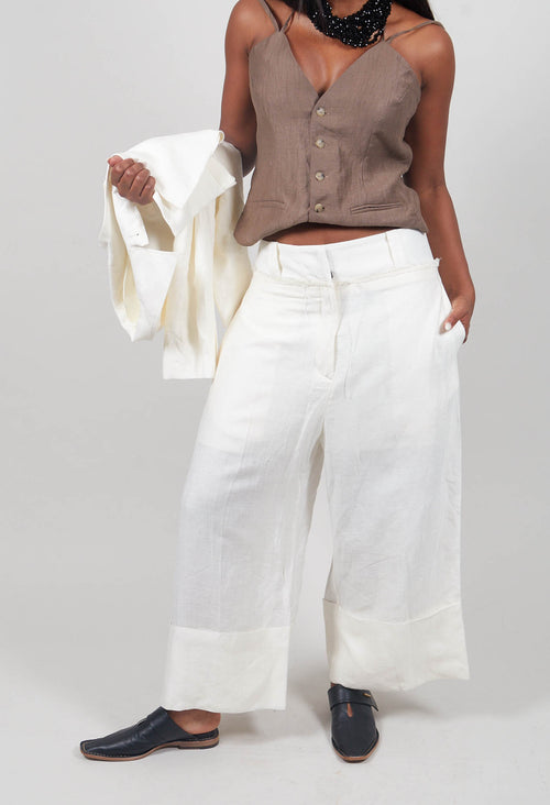 Pants Peressuti in Latte