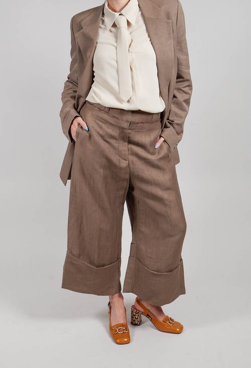 Pants Peressuti in Pecan