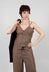 Top Vest Peressuti in Pecan