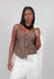 Top Vest Peressuti in Pecan