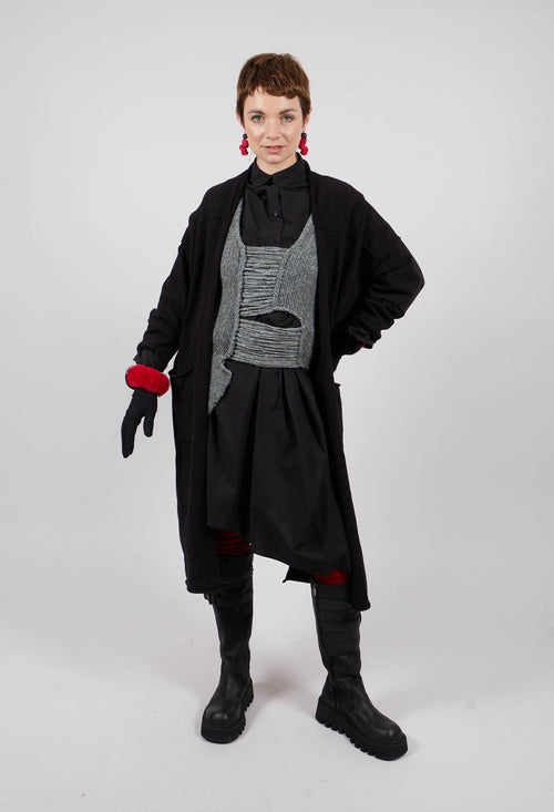 Long Cardigan in Black