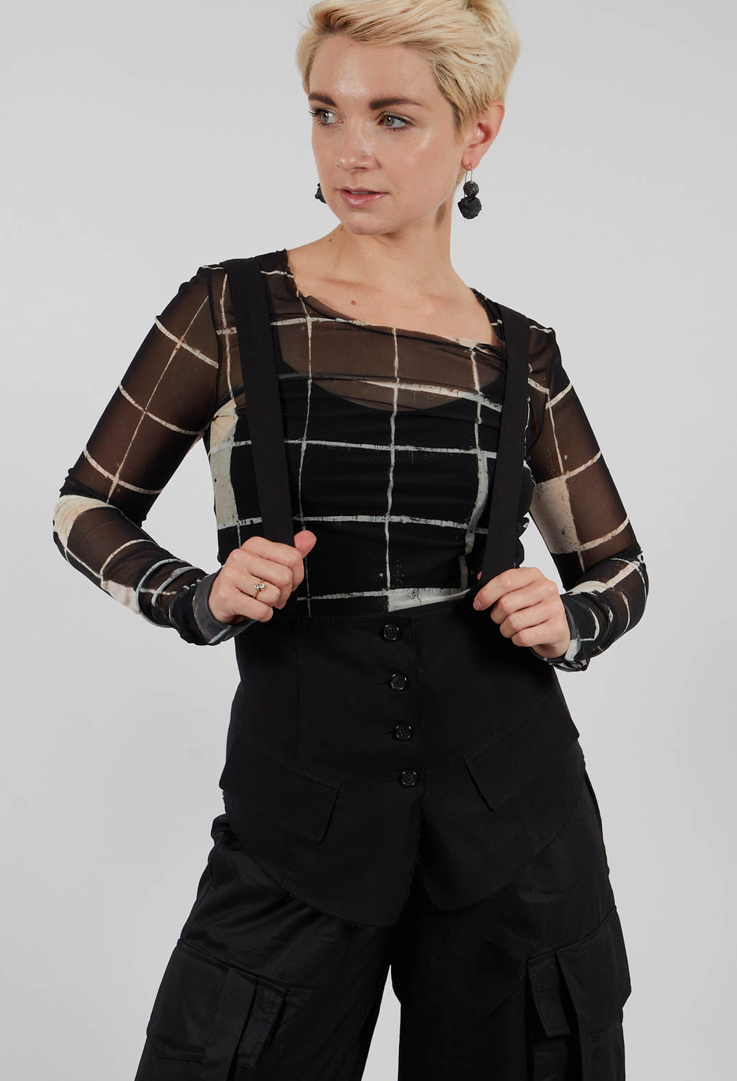 Cotton Corsette in Black