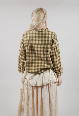 Poe Jacket in Carreaux Vert