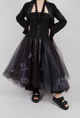 Go Netted Skirt in Black