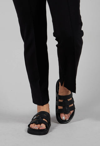 Slip on Sandal in Black