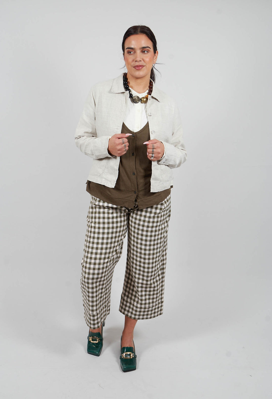 Chiaro Q Trousers in Alga