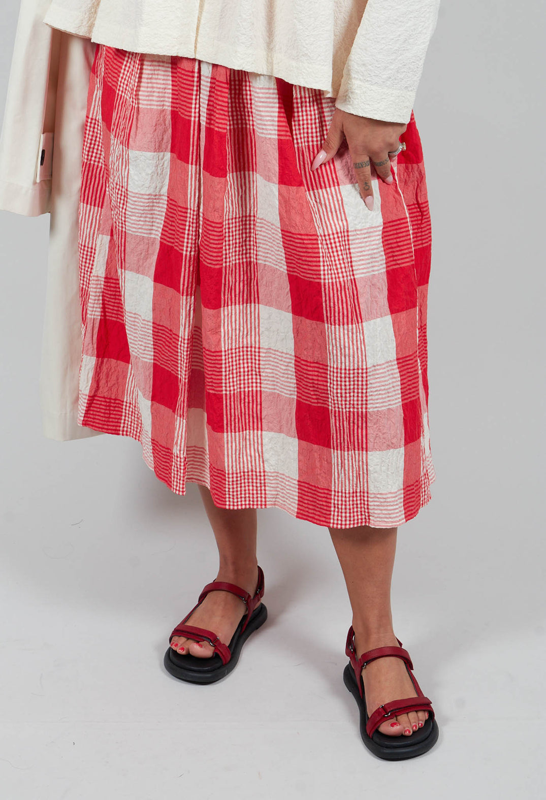 Panarea Q Skirt in Fuoco