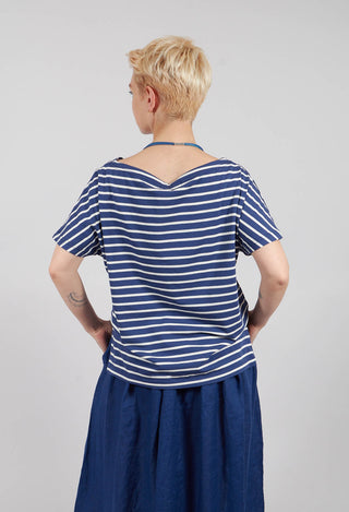 Ibisco R Stripe T-Shirt in Officina