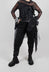 Straight Leg Trousers in Tencel Nero
