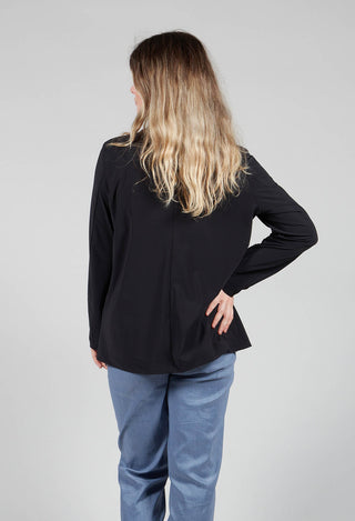 Lightweight Button Through Jacket in Black