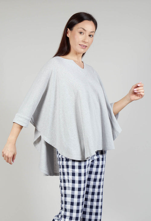 V Neck Tunic in Perle