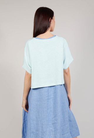 Cropped T-Shirt in Jade