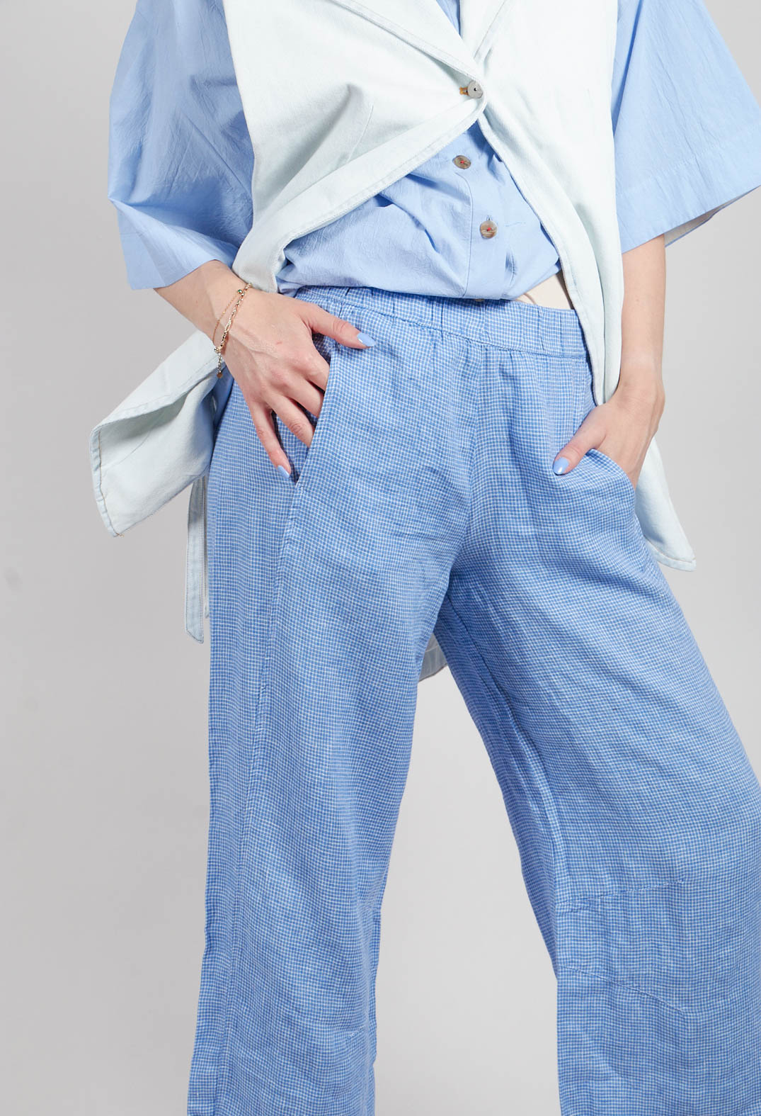 High Waist Trousers in Neon