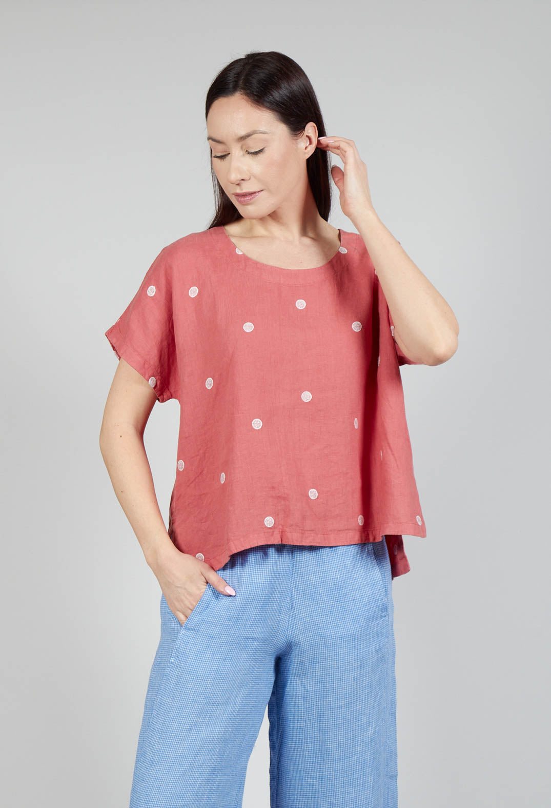 Relaxed Top in Terracotta