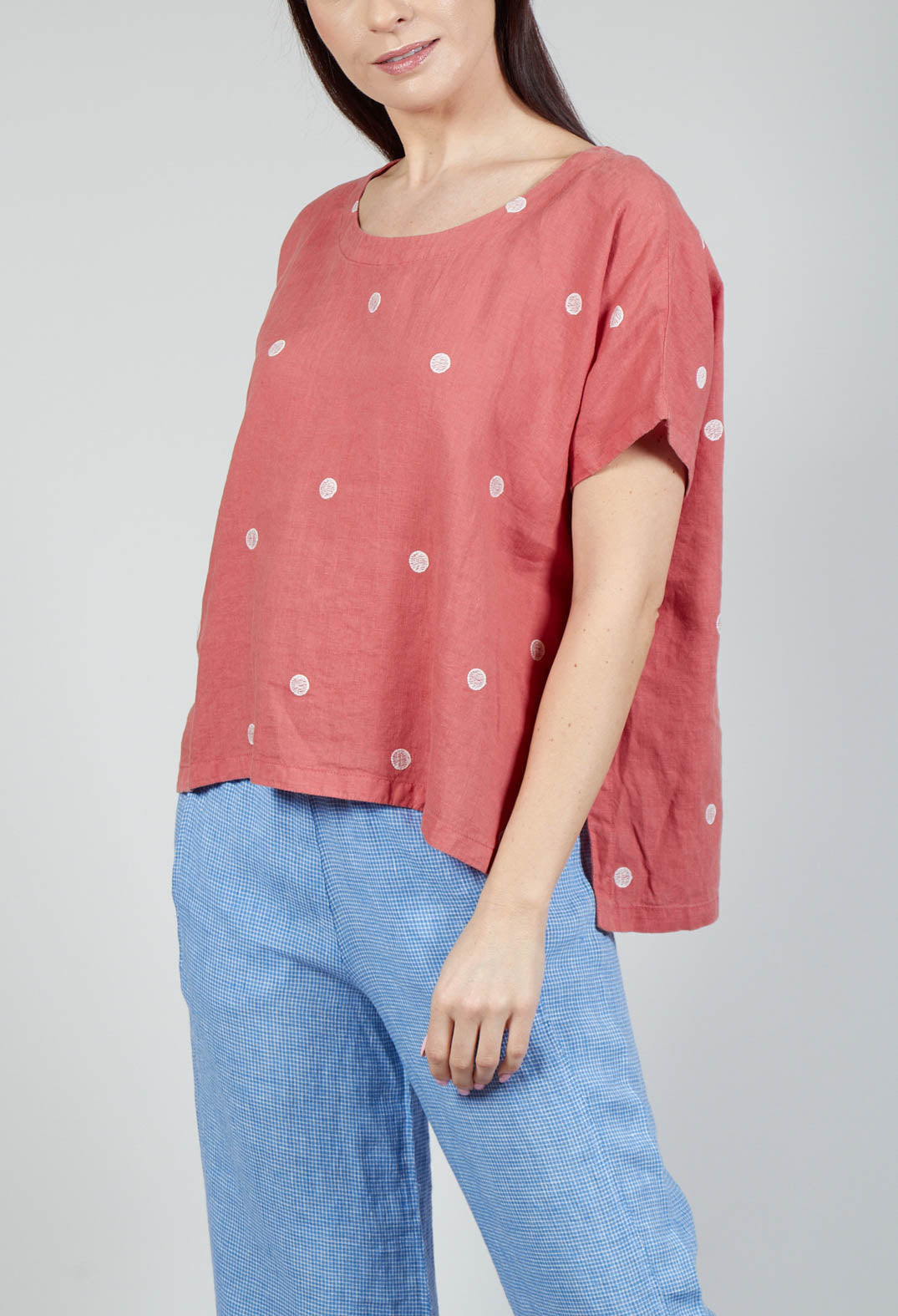 Relaxed Top in Terracotta