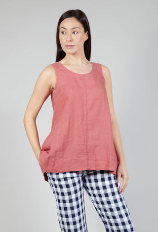 Vest Top in Terracotta