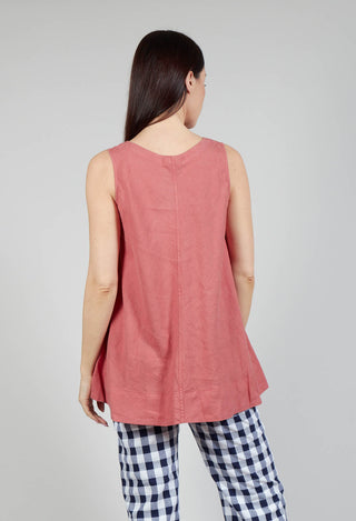 Vest Top in Terracotta