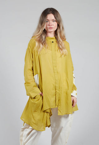 Lightweight A-Line Shirt in Mustard