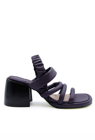 Strappy Heeled Sandals in Amethyst